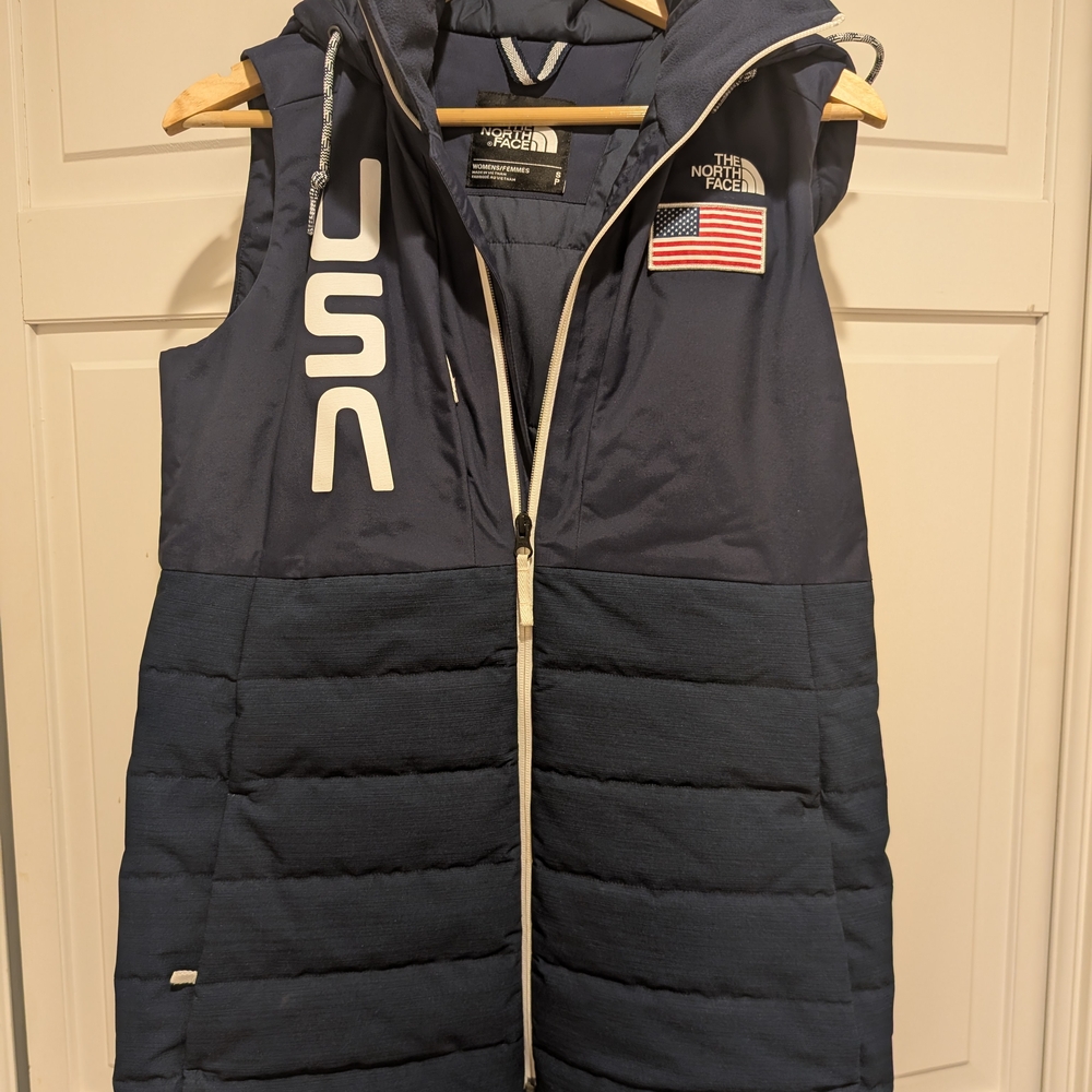 The North Face Navy USA Vest